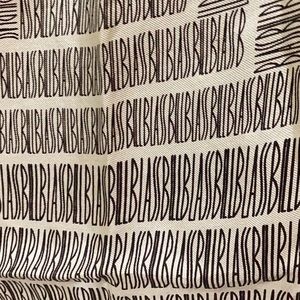 Vintage 80 Bill Blass silk scarf brown and tan